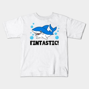 Cute Fintastic Shark Kids T-Shirt